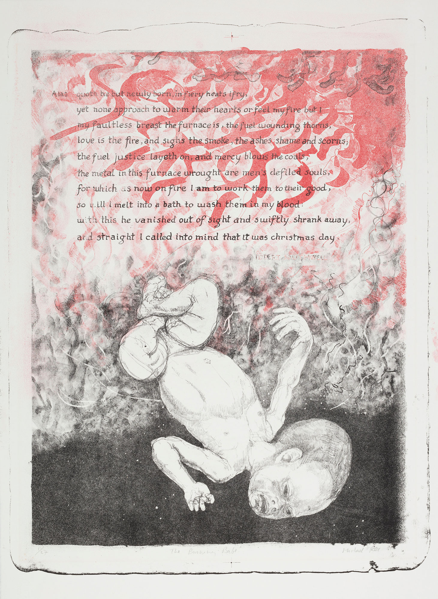Michael Fell, The Burning Babe II, 1970-1979 Michael Fell, The Burning Babe II, 1970-1979