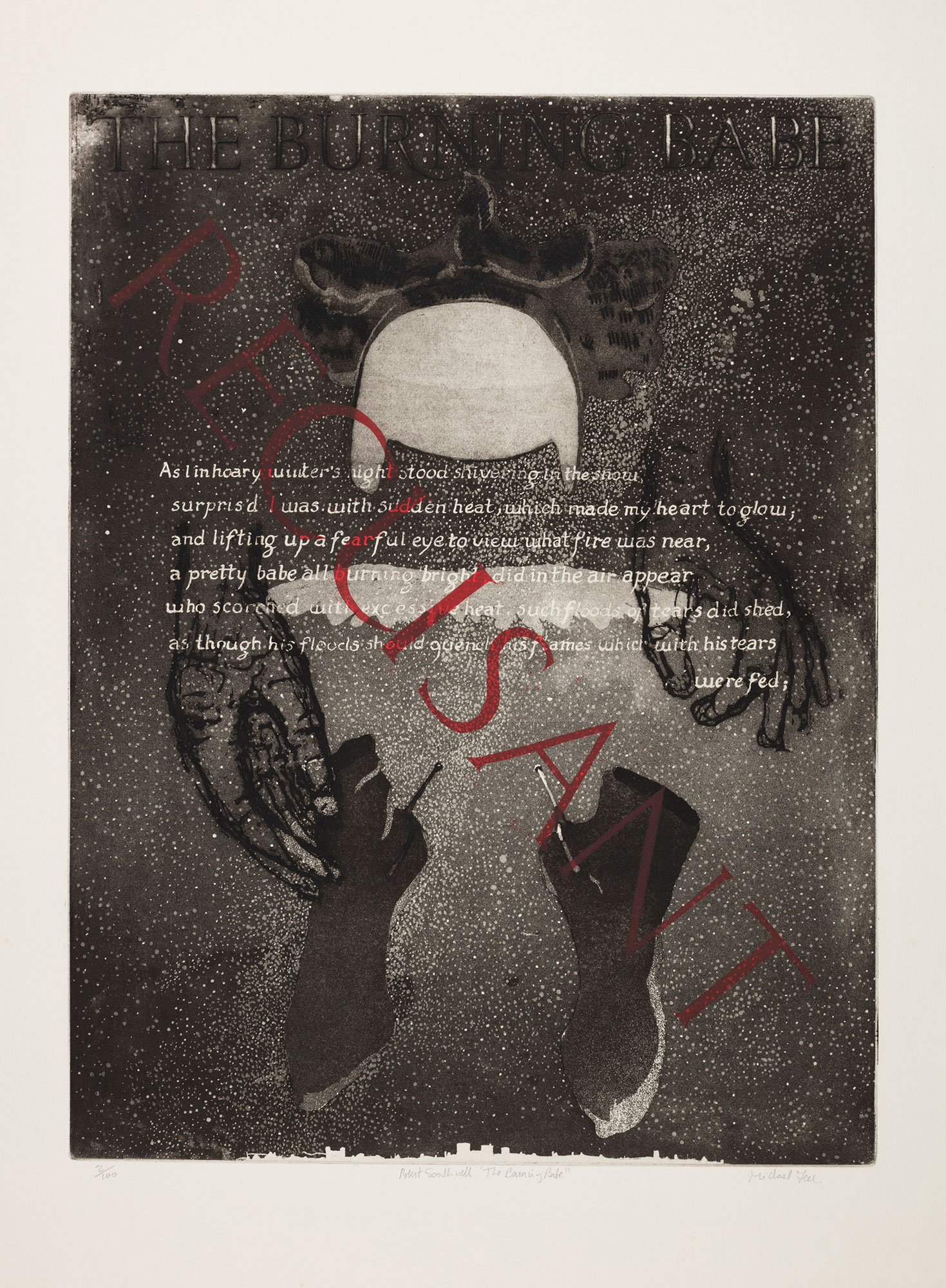 Michael Fell, The Burning Babe I, 1970-1979 Michael Fell, The Burning Babe I, 1970-1979